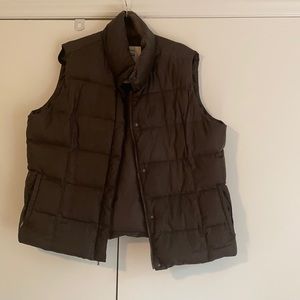 Eddie Bauer XXL Brown Puff Vest